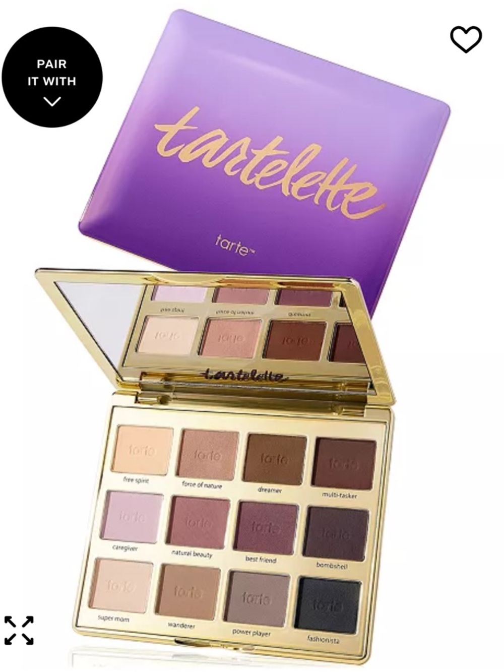 NWT Tartelette Amazonian Clay Matte Eyeshadow Palette